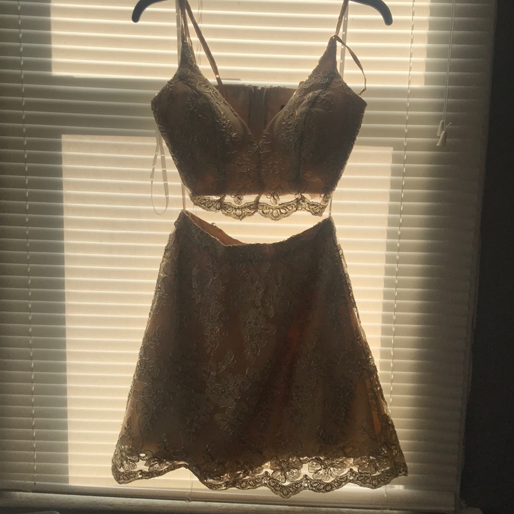 Gold two piece set